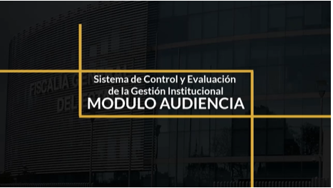 Sistema de Control y Evaluación de la Gestión Institucional MODULO AUDIENCIA